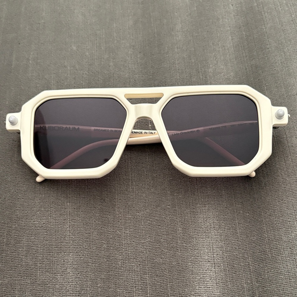 Kuboraum White Sunglasses